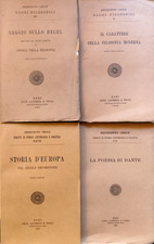 Benedetto Croce, Saggi filosofici - storia letteraria politica, Laterza 1927-'61