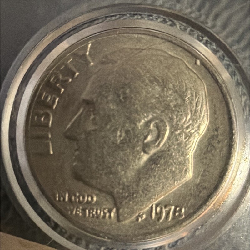 1978 Roosevelt Dime 10C Philadelphia Business Strike Copper US Coin KM#195