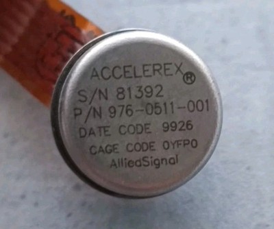 Rare high-precision linear motion acceleration accelerometer.