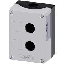 1 PC SIEMENS 3SU18020AA000AB1 Pushbutton Enclosure, 2 Hole, 22mm, Plastic, IP69
