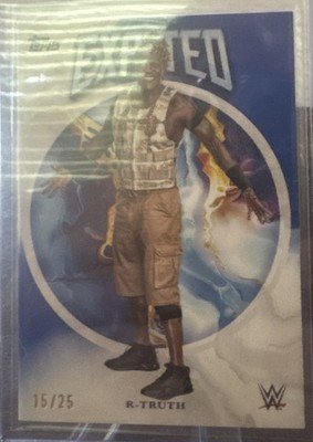 2025 WWE Topps Exalted #91 R Truth Blue /25  
