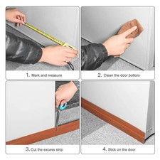Door Draft Stopper Under Door For Exterior Interior Doors Door Sweep Strip Under