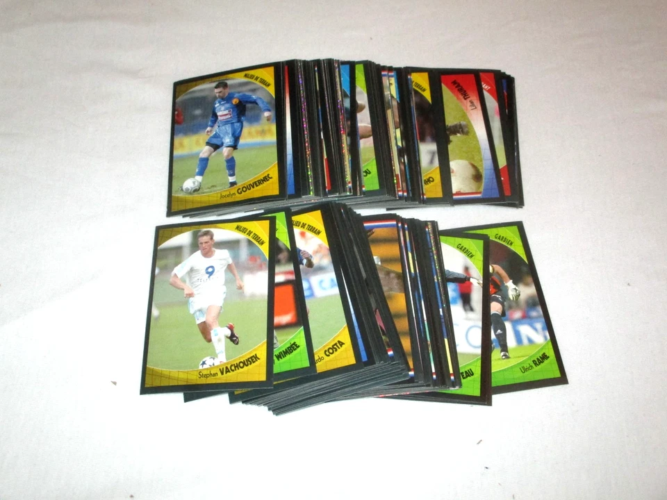 LOT SET COMPLET SUPERFOOT 2003-2004 PANINI CHAMPIONNAT FRANCE 200 IMAGES DROGBA - Photo 1/1