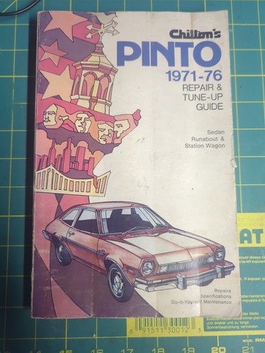 Chilton's Repair and Tuneup Guide Manual, Ford Pinto Paperback1971 to 1976. Read - Bild 1 von 5