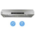 VIKIO 30 in. 900CFM Ducted Under Cabinet Range Hood in Stainless Steel w/3-Way