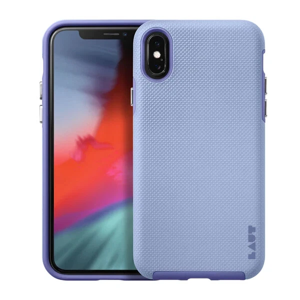 LOTE DE 6 x LAUT SHIELD para Apple iPhone XS / X Funda Protectora Cubierta Resistente LILA Foto 3 de 4