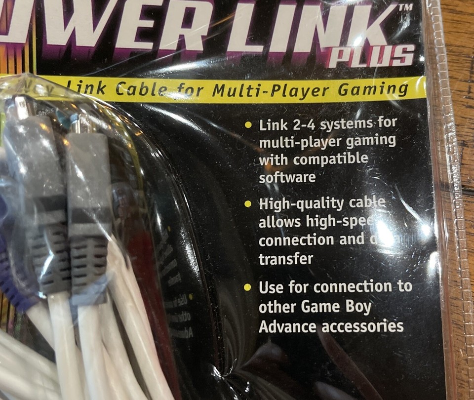 Power Link Plus by Nyko for Game Boy Advance Accessories Brand New And