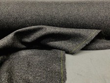 Perth 100% Wool  Fabric  Dark Grey Blind Curtain Upholstery Material