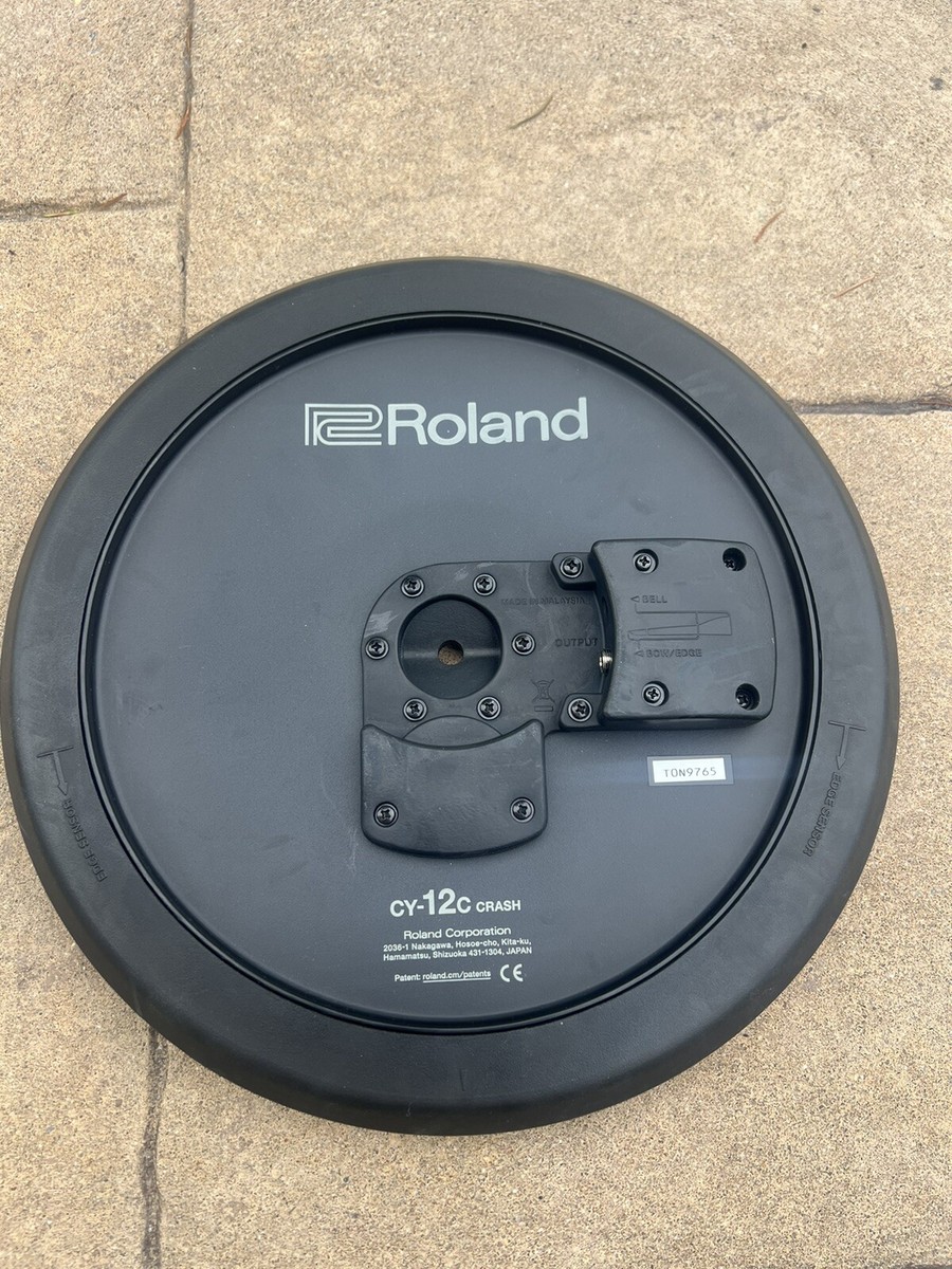 Roland CY-12C Black Crash Cymbal V-Drum | eBay