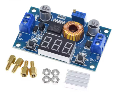 XL4015 5A Display IN 5-36V OUT 1,25-32V DCDC Step Down Buck Modul LED