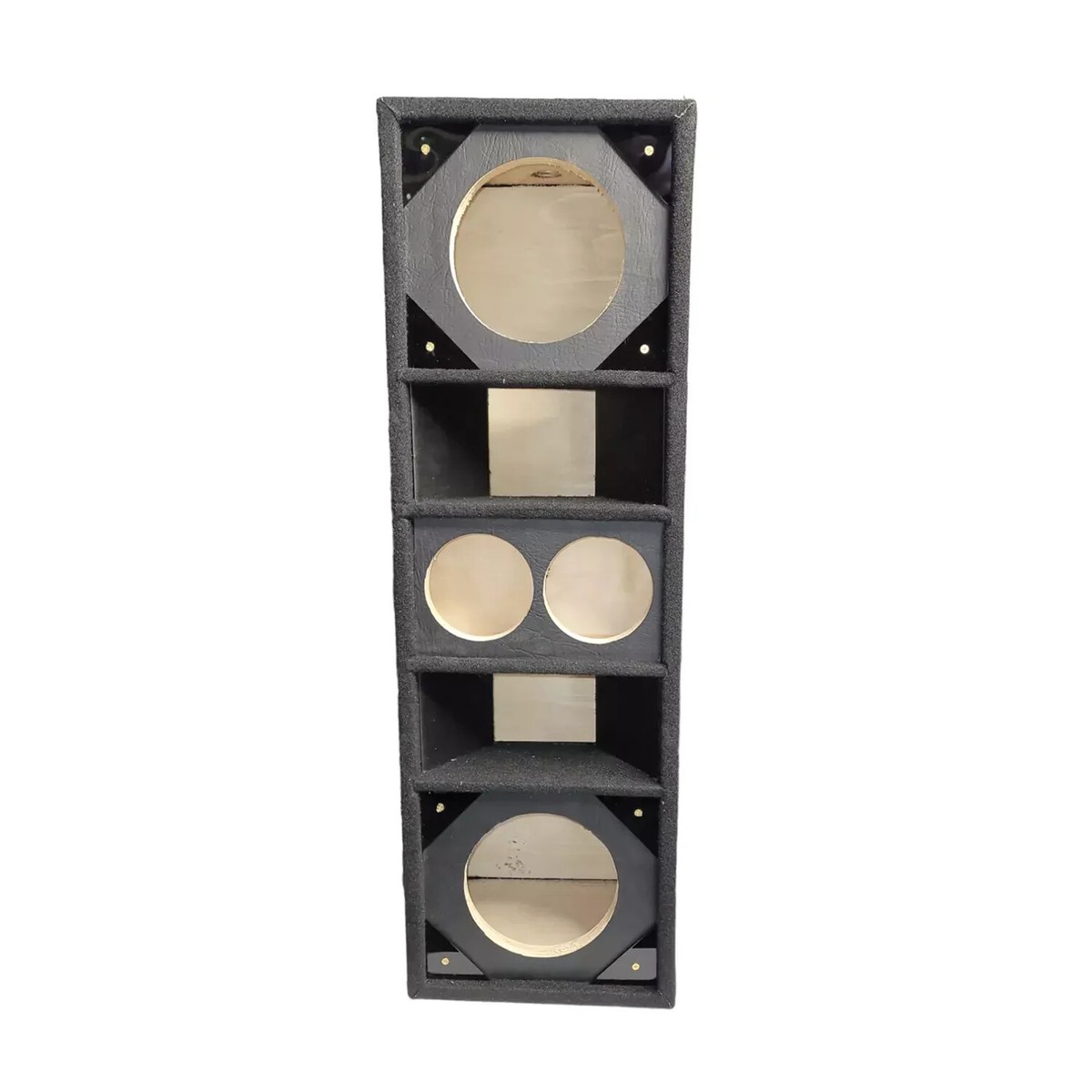Caixa Trio Dupla 2x 12 Pol Duto Régua 4 Driver 2 Tweeter - Extreme