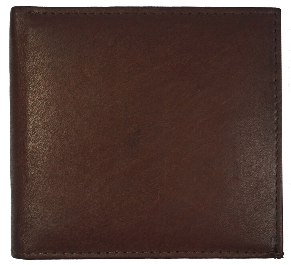Style N Craft 391002 Slim Bifold Hipster Leather Wallet In Dark Brown - Foto 10