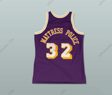 CUSTOM Fletch Alias Series Mattress Police 32 Basketball Jersey 5Stitched S-6XL