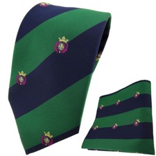 TigerTie Designer Krawatte + Einstecktuch gr�...