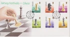 Unaddressed Jersey FDC First Day Cover 2004 Festivals Chess Set