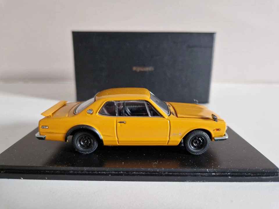 Kyosho 1/43 Nissan Skyline 2000GT-R KPGC10 - Arancione - 1971 - 05516P - Immagine 3 di 4