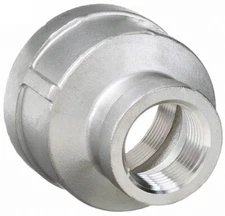 (Ships Fast) 1-1/2" x 3/4" NPT Reducing 304 Stainless Steel Coupling Coupler
