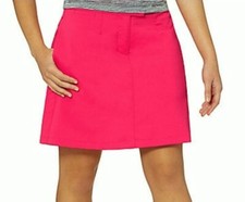 PUMA Solid Tech Raspberry Pink Golf Skort Skirt UPF 50 NEW Womens Sz 0 2