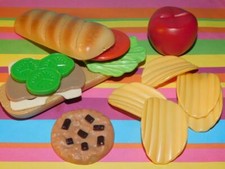 Subway Childrens Play Food Lot B Hoagie Sandwich Chips Daycare Educational Food