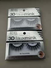 Lot of 2 Ardell Professional 3D Faux Mink Invisiband Eye Lashes 862 New Sealed