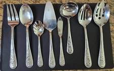 Reed & Barton - 8 Piece Serving Set - Berry Vine - Stainless Discontinued