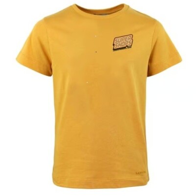 Super Shops T-Shirt Hot Rod Classic Car Vintage Nostalgia Tee Speed Shop Yellow