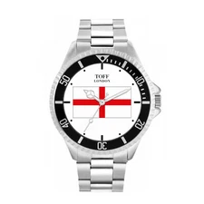 Toff London TLWL-7266 Mens England Flag Watch