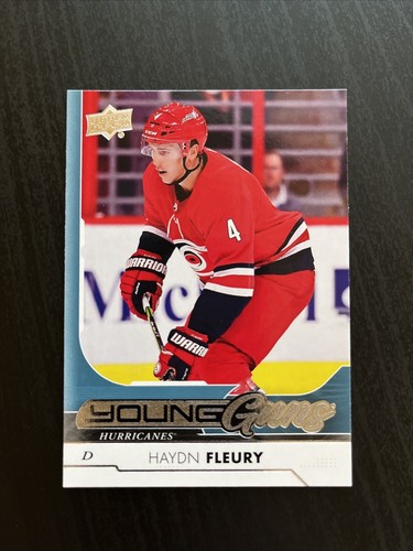 Upper Deck 2017-18 Young Guns Rookie Card #236 - Haydn Fleury (RC) - View #9