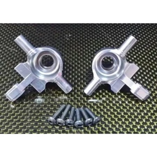 NEW GPM Alum Front Knuckle Arm Silver Tamiya TT-02 FREE US SHIP