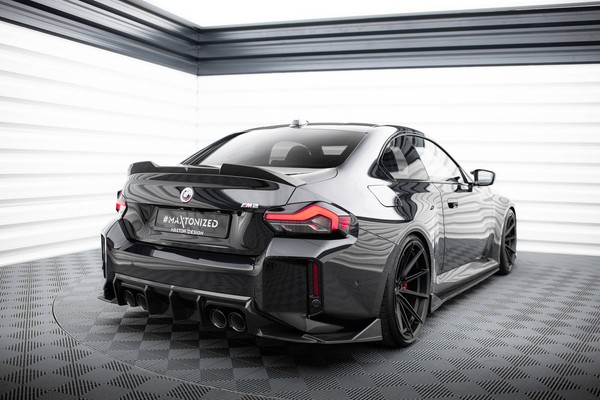 Carbon Fiber Diffusor Heck Ansatz FüR BMW M2 G87 Heckansatz Competition-image