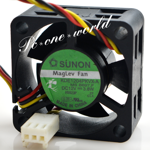 SUNON KDE1204PKVX-A 4020 DC12V 3.8W 4CM Cooler Cooling Fan 40mm x 40mm ...