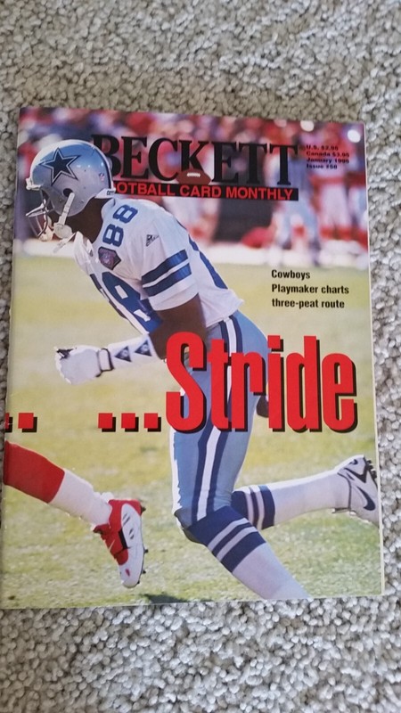 Beckett Magazine January 1995 (Sanders & Irvin)