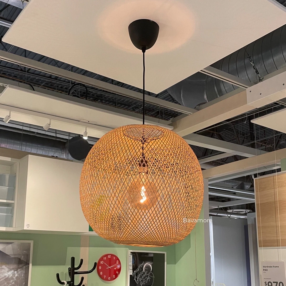 Ikea outlet bamboo chandelier