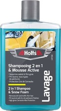 SHAMPOO 2 IN 1 CON MOUSSE ATTIVA AUTO MOTO PER TUTTI LE VERNICI PULIZIA CERA  