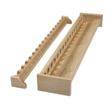 Custom Fishing Rod Rack, Solid Maple Wood  16 Rods, 34 Inches