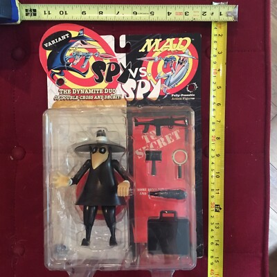 Spy Vs. Spy Mad Comics ￼Action Figure Black Character Variant