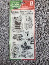 Inkadinkado Clear Stamps Holiday Expressions