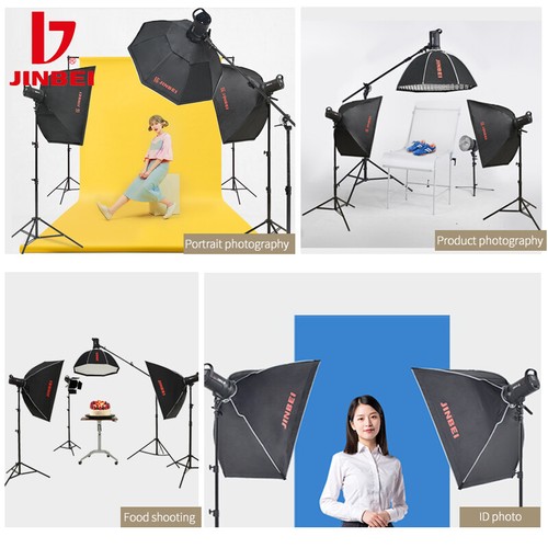 JINBEI DMII-3/4/5/6 GN66 Studio Flash Light Speedlite Light for Sony Canon Nikon - Picture 5 of 6