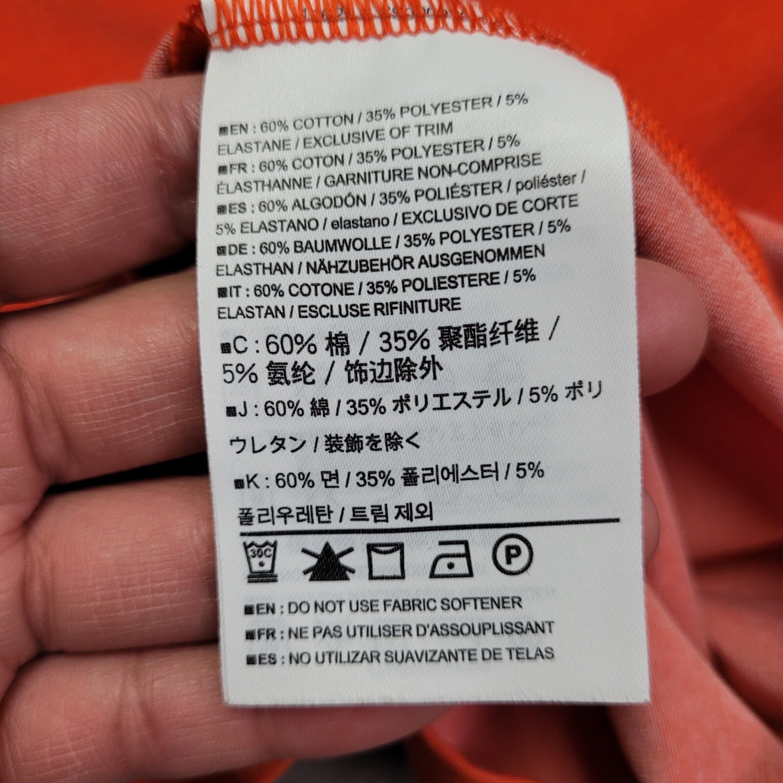 ARC'TERYX Arc’teryx Camicia Donna Alessa Drytech Cappellino Manica Scollo a V Arancione Activewear Medium