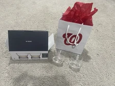 Washington Nationals MLB  6oz Viski Tequila Tasting Glasses Set Of 2 Gift Bag