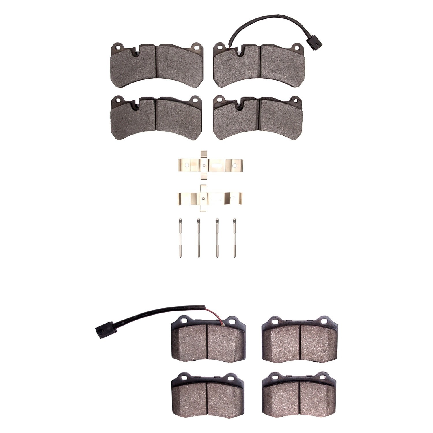 For Maserati Ghibli 14-22 Brake Pad Set DFC 4000 HybriDynamic Hybrid Front &