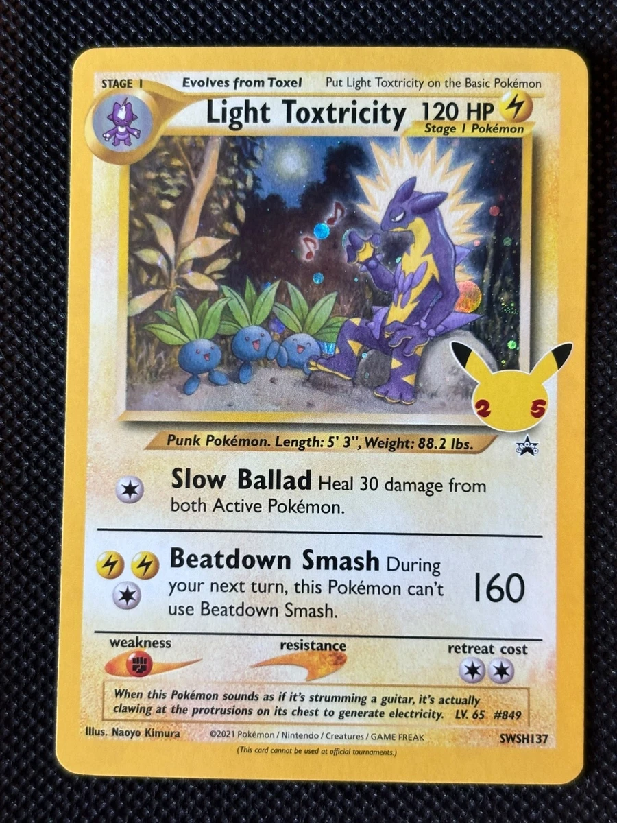 Light Toxtricity Pokémon TCG Cards for sale | eBay