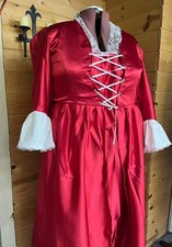 Satin 18th Century Colonial Reenactment Dress