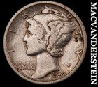 1925 Silver Mercury Dime - Scarce  Very Fine  Better Date  No Reserve  #M558 — photo 1