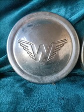 Vintage Set of 4 Wolseleys Winged  Hubcaps