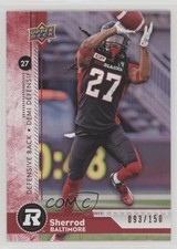 2018 Upper Deck CFL Red 93/150 Sherrod Baltimore #131 r6v
