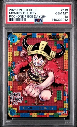 2025 #110 MONKEY D. LUFFY PSA 10
