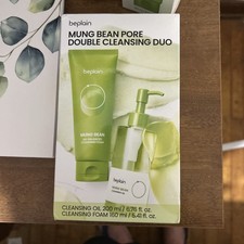 beplain Mung Bean Double Cleansing Duo Oil 200ml  Foam 160ml Green - Brand New