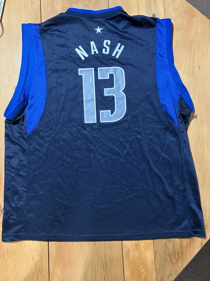 Camiseta Steve Nash Campeón Dallas Mavericks #13 Campeón NBA Talla 44 L Foto 2 de 4