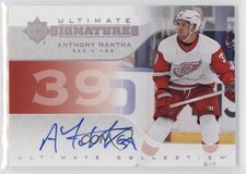 2019-20 Ultimate Collection Signatures 2021-22 Update Anthony Mantha Auto 01ks